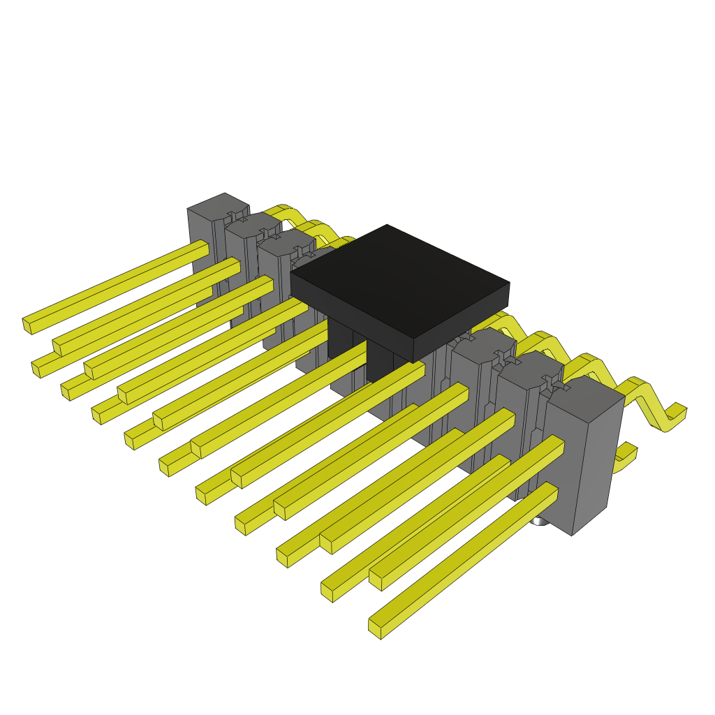 All Parts Connectors rugged connector TSM-110-03-LM-DH-A-P-TR by Samtec