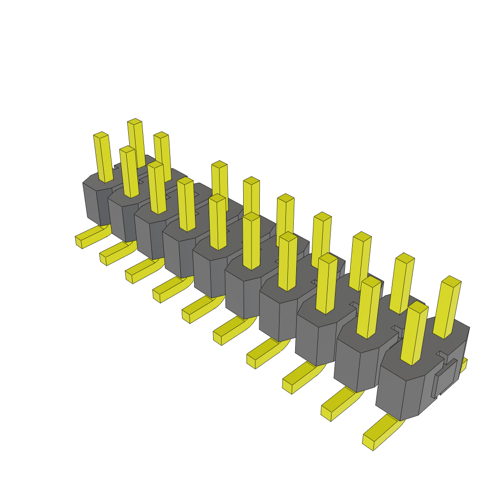 All Parts Connectors BTB Connectors TSM-110-04-L-DV-006 by Samtec