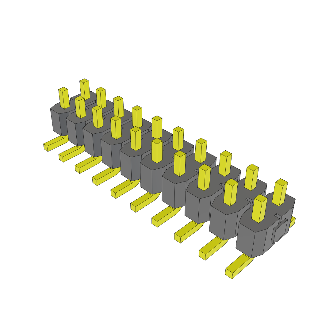 All Parts Connectors rugged connector TSM-110-05-L-DV by Samtec