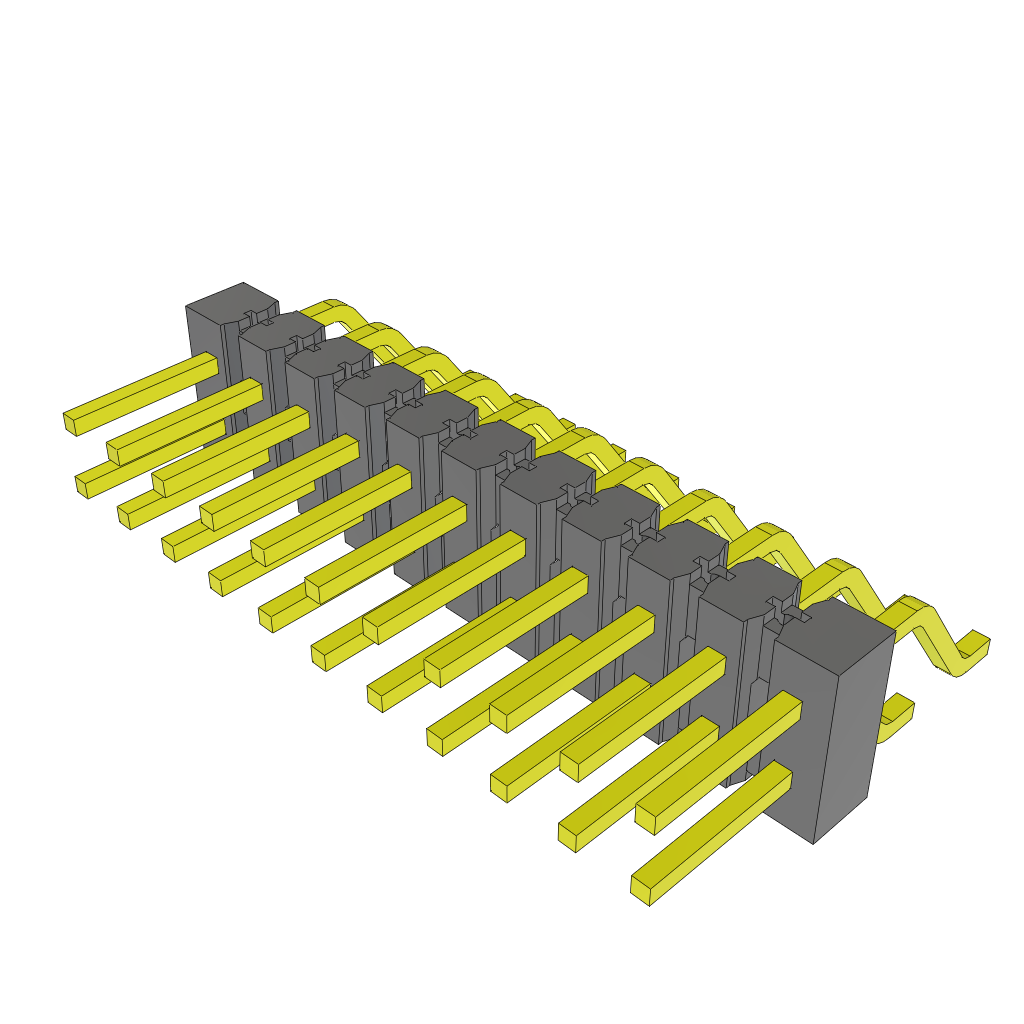 All Parts Connectors rugged connector TSM-111-01-L-DH by Samtec