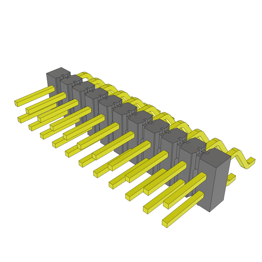 All Parts Connectors BTB Connectors TSM-111-01-S-DH-LC by Samtec