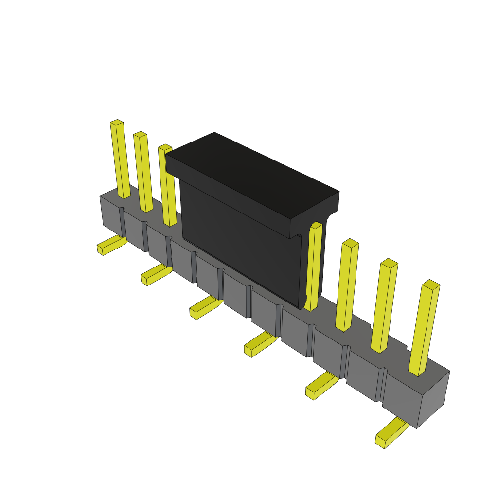 All Parts Connectors rugged connector TSM-111-01-T-SV-P by Samtec