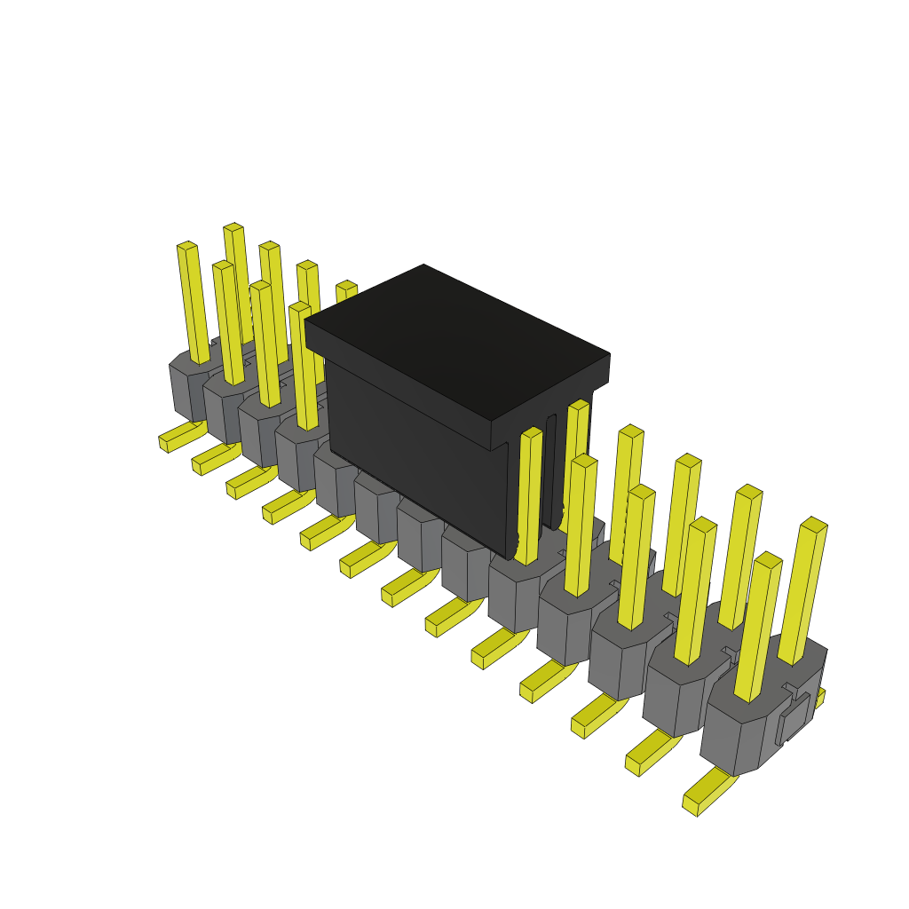 All Parts Connectors rugged connector TSM-113-01-F-DV-P-TR by Samtec