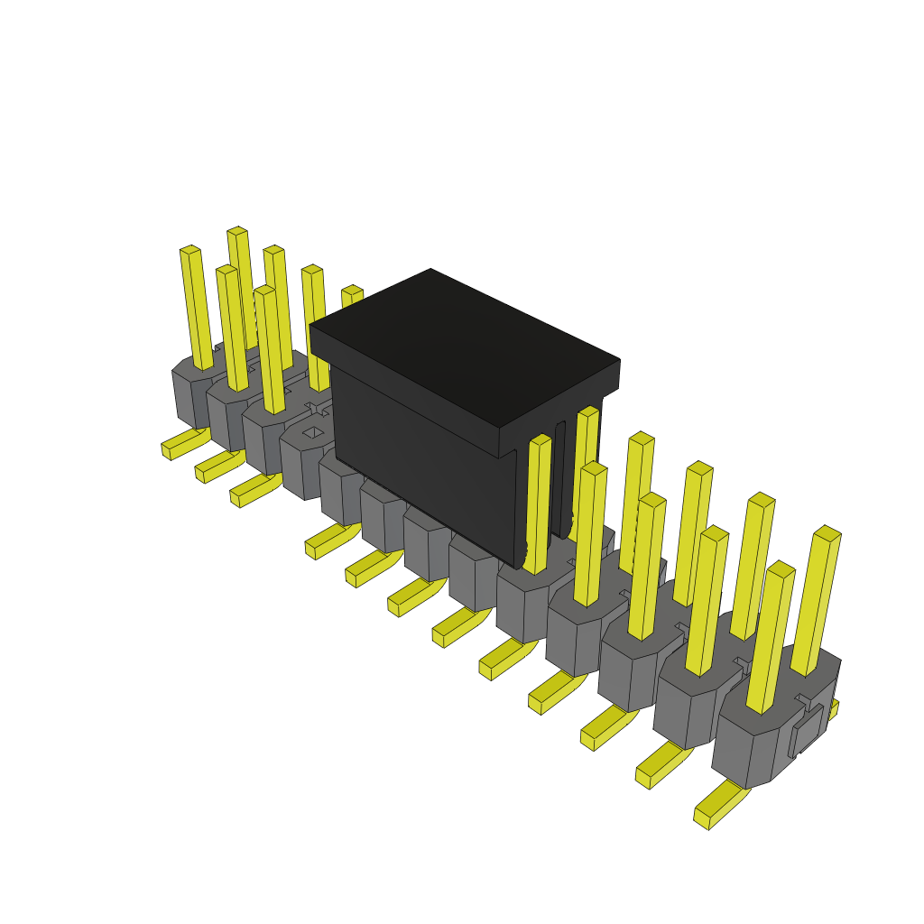 All Parts Connectors BTB Connectors TSM-113-01-S-DV-007-P-TR by Samtec