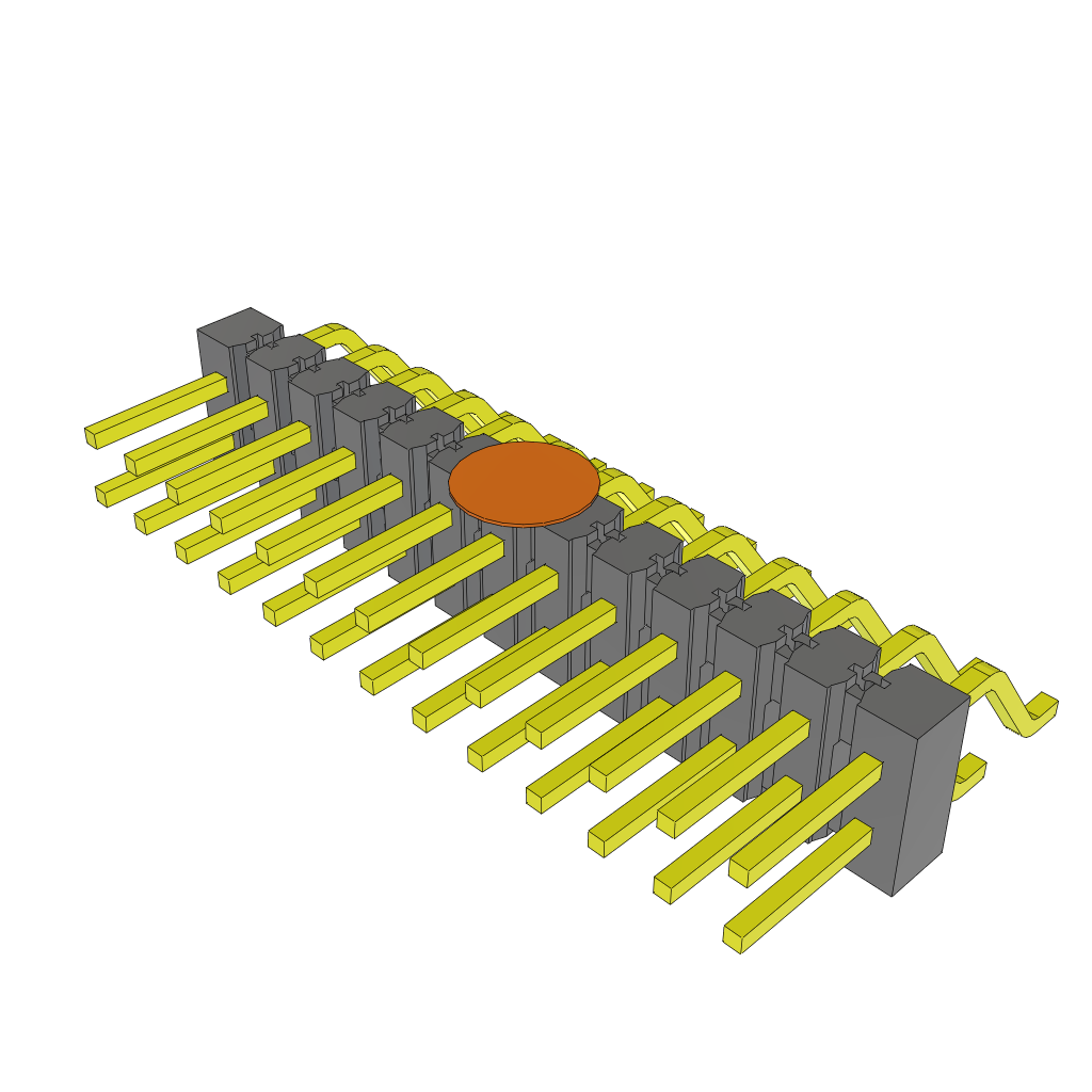 TSM-113-01-SS-DH-K by Samtec