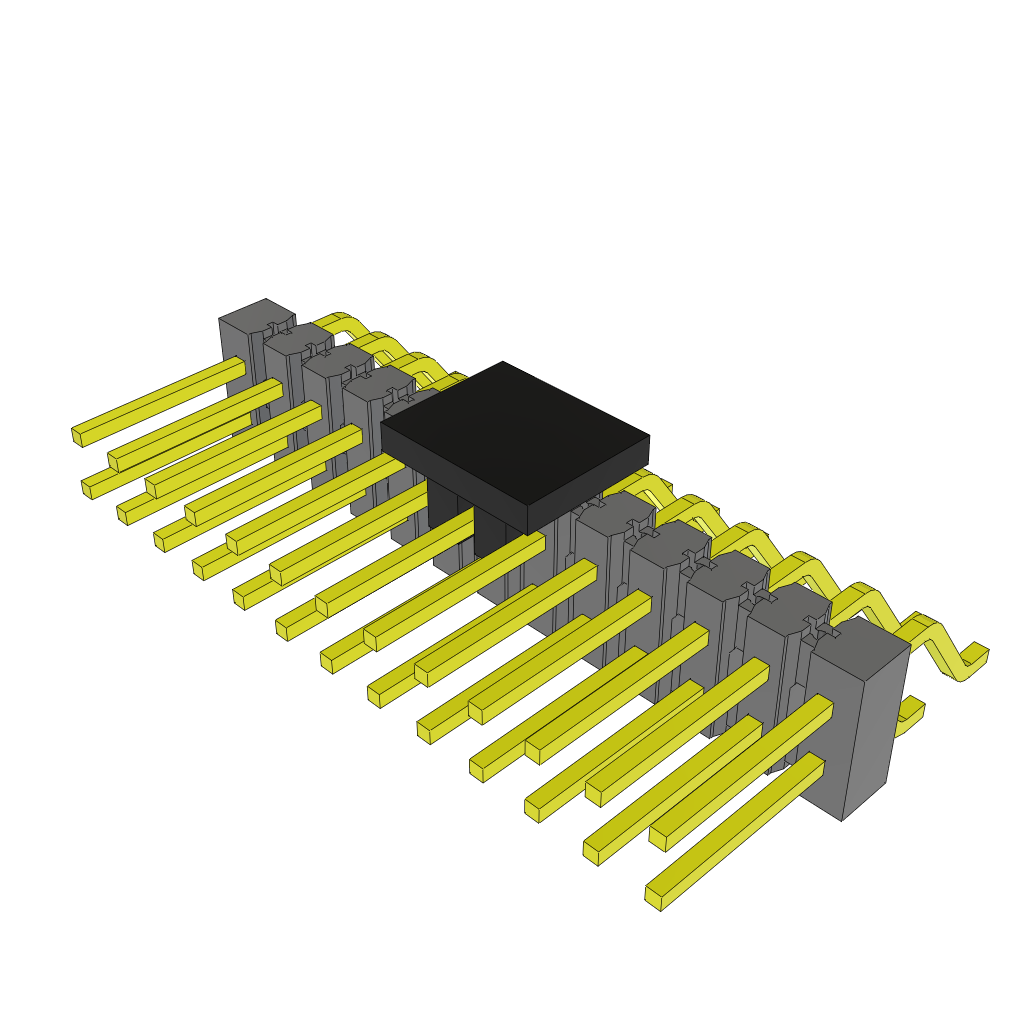 All Parts Connectors rugged connector TSM-113-02-T-DH-P by Samtec