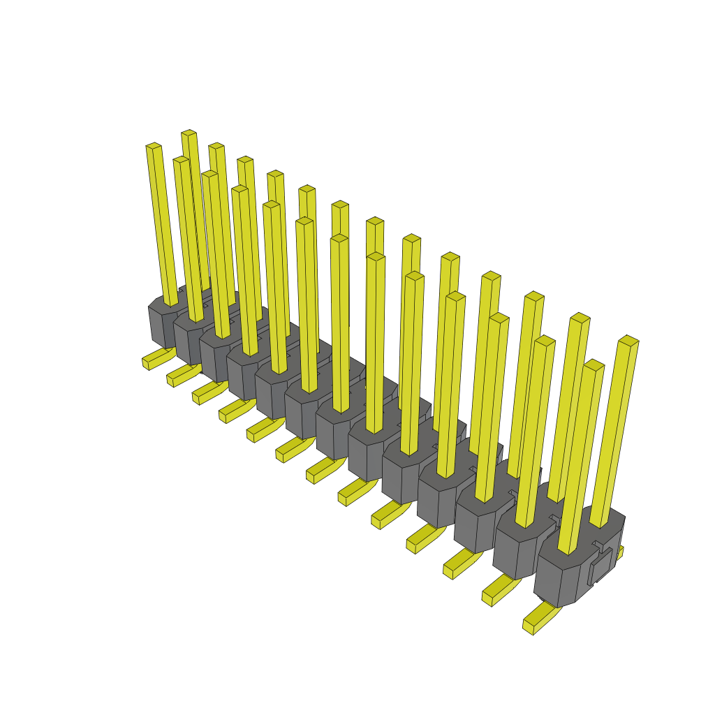 All Parts Connectors BTB Connectors TSM-113-03-S-DV-A by Samtec