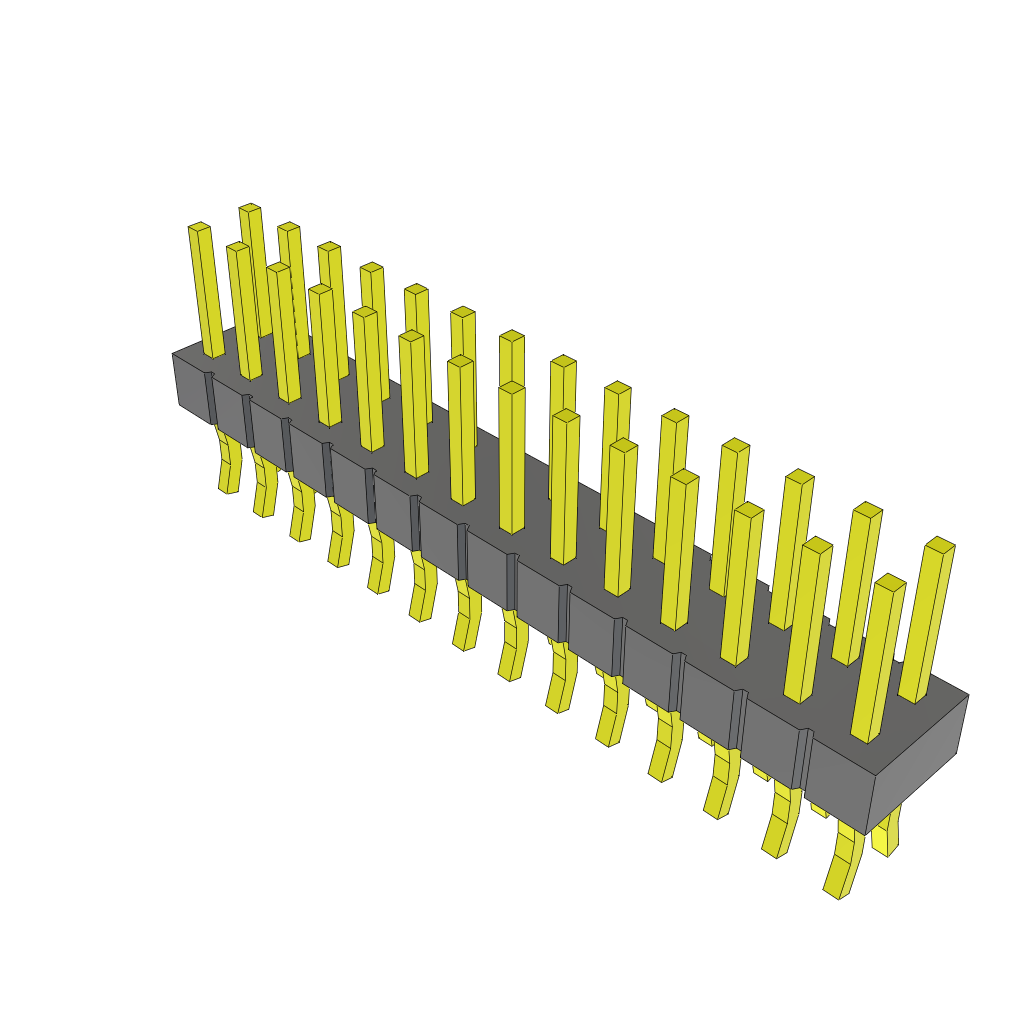 All Parts Connectors rugged connector TSM-114-01-L-EM by Samtec