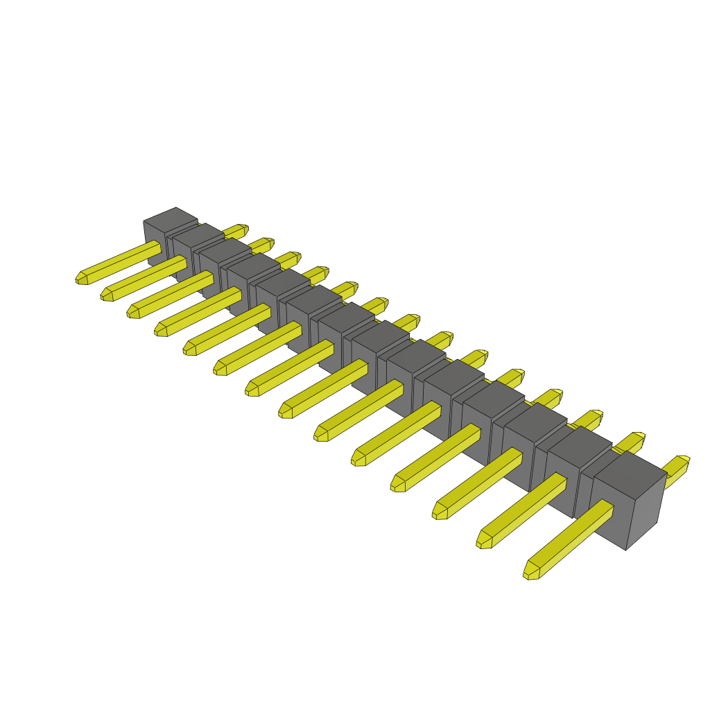All Parts Connectors BTB Connectors TSM-114-01-L-SH-TR by Samtec