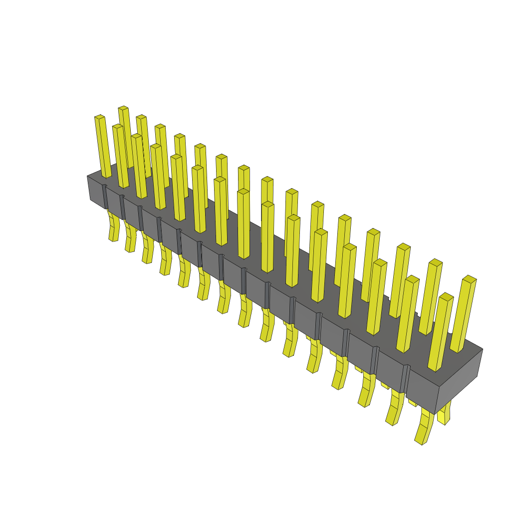 All Parts Connectors rugged connector TSM-115-01-S-EM by Samtec