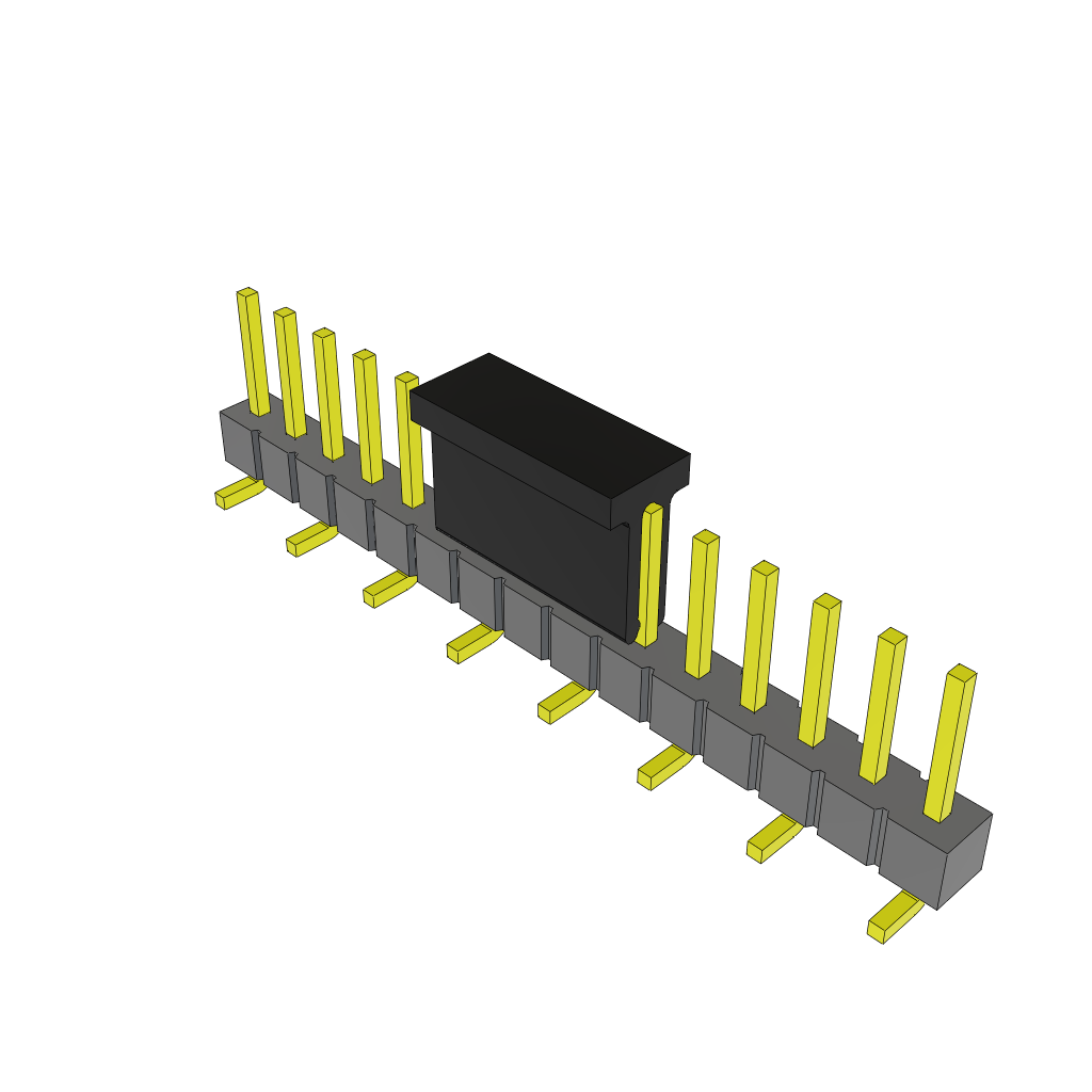 All Parts Connectors rugged connector TSM-115-01-S-SV-P-TR by Samtec