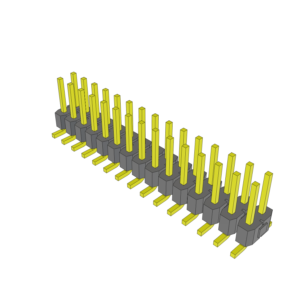 All Parts Connectors rugged connector TSM-115-01-TM-DV by Samtec