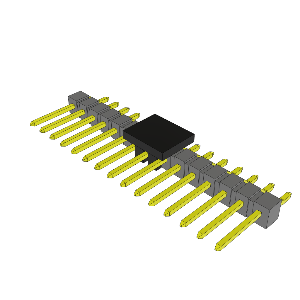 All Parts Connectors rugged connector TSM-115-02-L-SH-P by Samtec