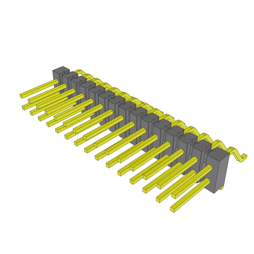 All Parts Connectors rugged connector TSM-115-02-S-MT by Samtec