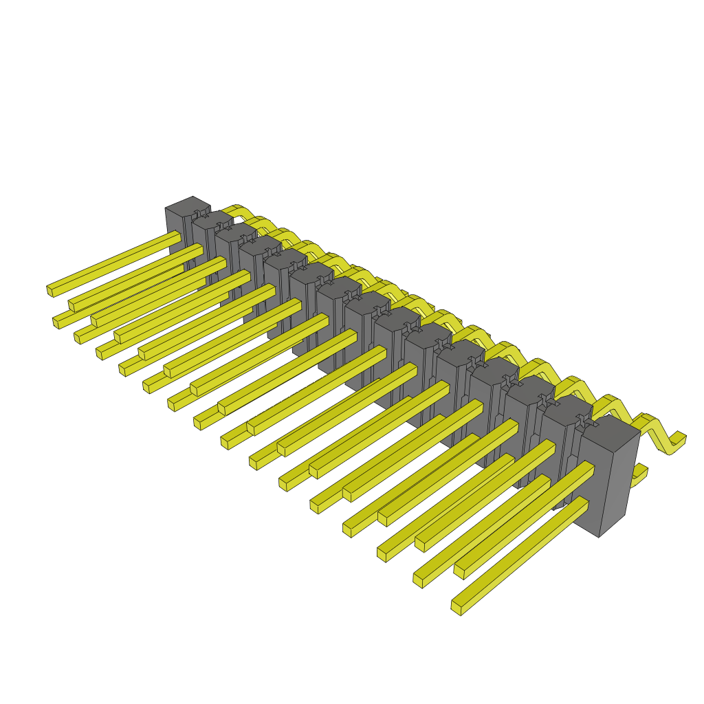 All Parts Connectors rugged connector TSM-115-03-L-DH by Samtec