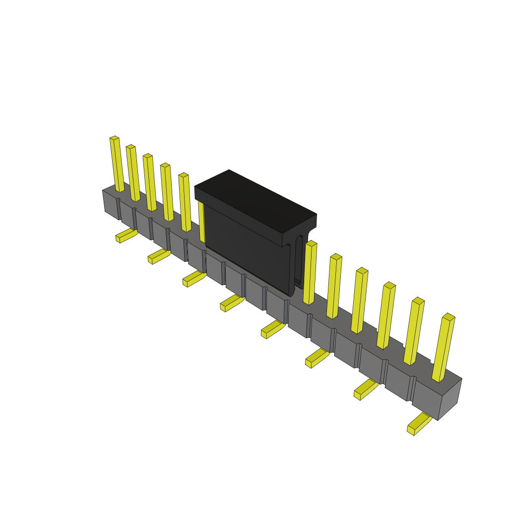 All Parts Connectors rugged connector TSM-116-01-F-SV-P-TR by Samtec