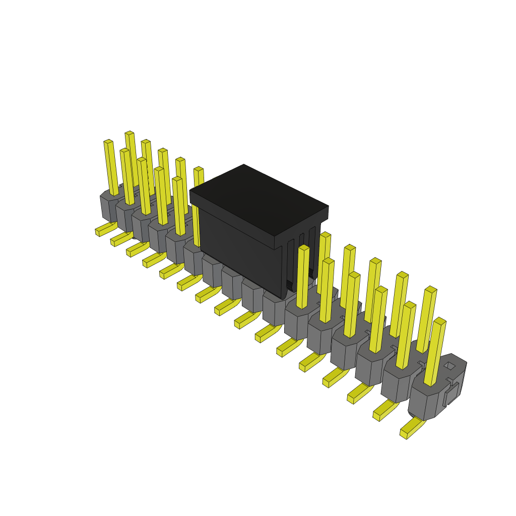 All Parts Connectors BTB Connectors TSM-116-01-L-DV-A-032-P by Samtec