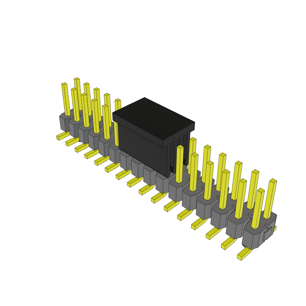 All Parts Connectors BTB Connectors TSM-116-01-L-DV-A-P by Samtec