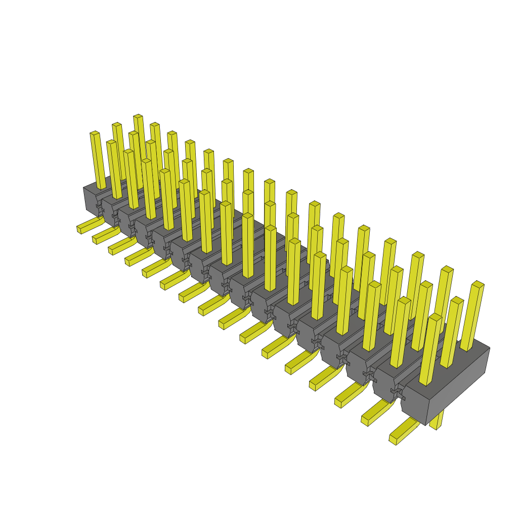 All Parts Connectors BTB Connectors TSM-116-01-S-TM by Samtec