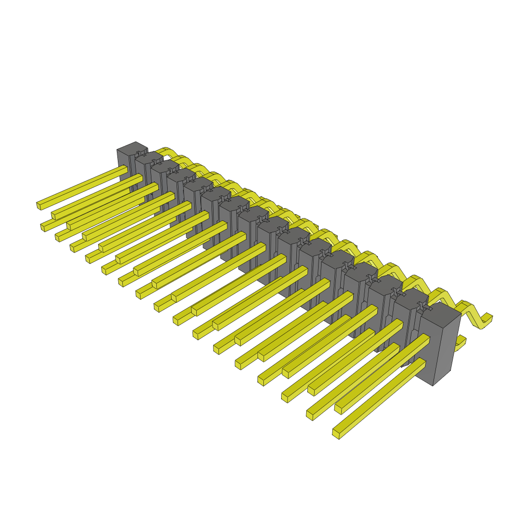All Parts Connectors BTB Connectors TSM-116-03-T-DH by Samtec