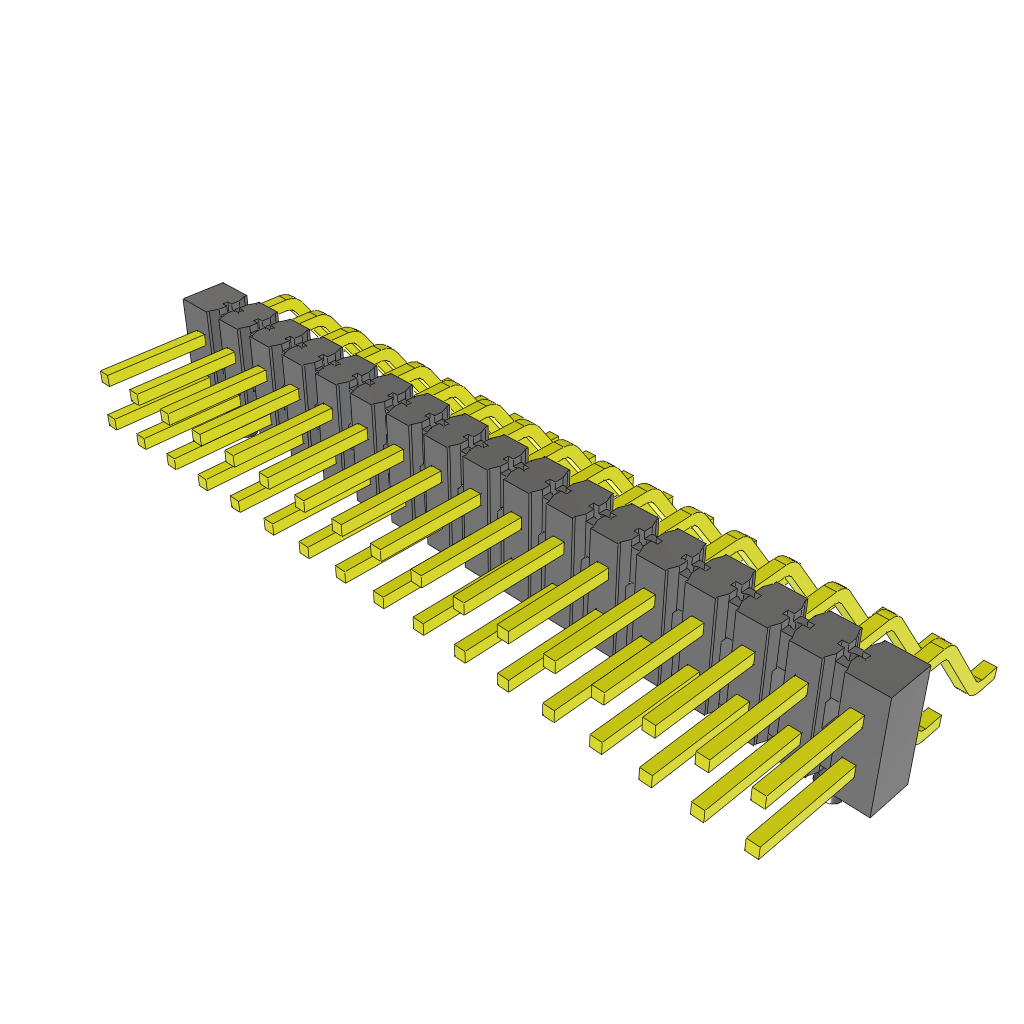 All Parts Connectors rugged connector TSM-117-01-F-DH-A by Samtec