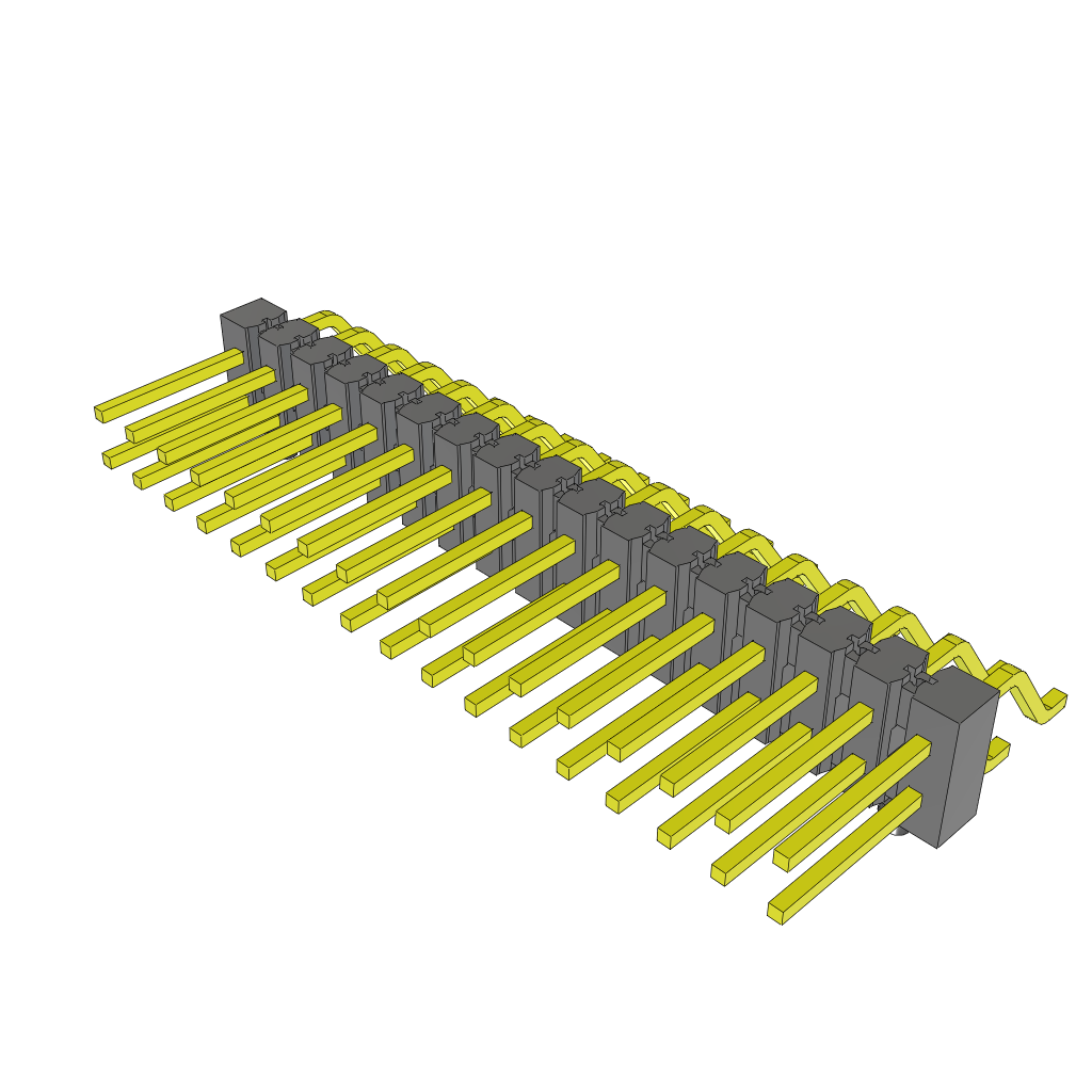 All Parts Connectors rugged connector TSM-117-02-F-DH-A by Samtec