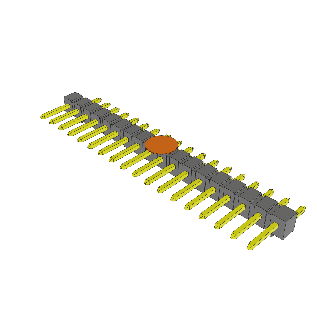 All Parts Connectors BTB Connectors TSM-118-01-LM-SH-A-K-TR by Samtec