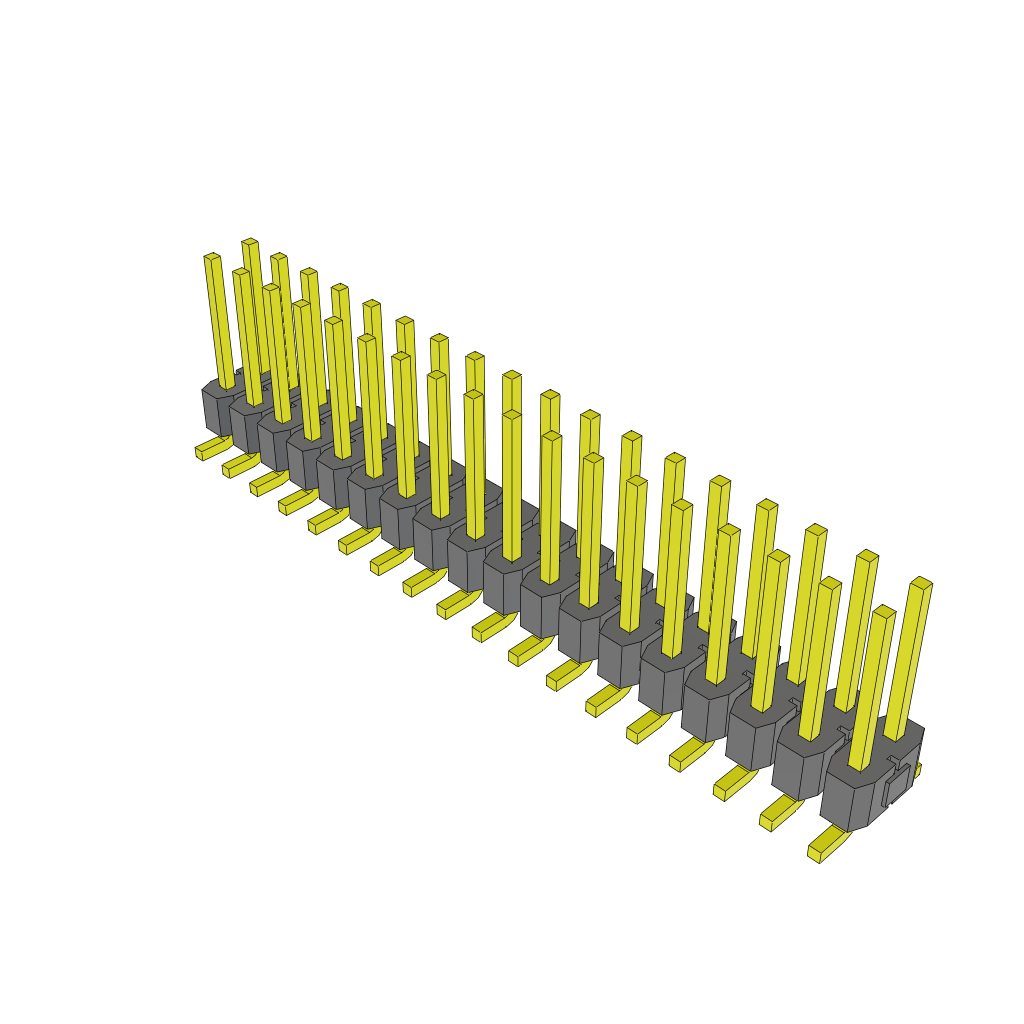 All Parts Connectors rugged connector TSM-118-02-T-DV-LC by Samtec