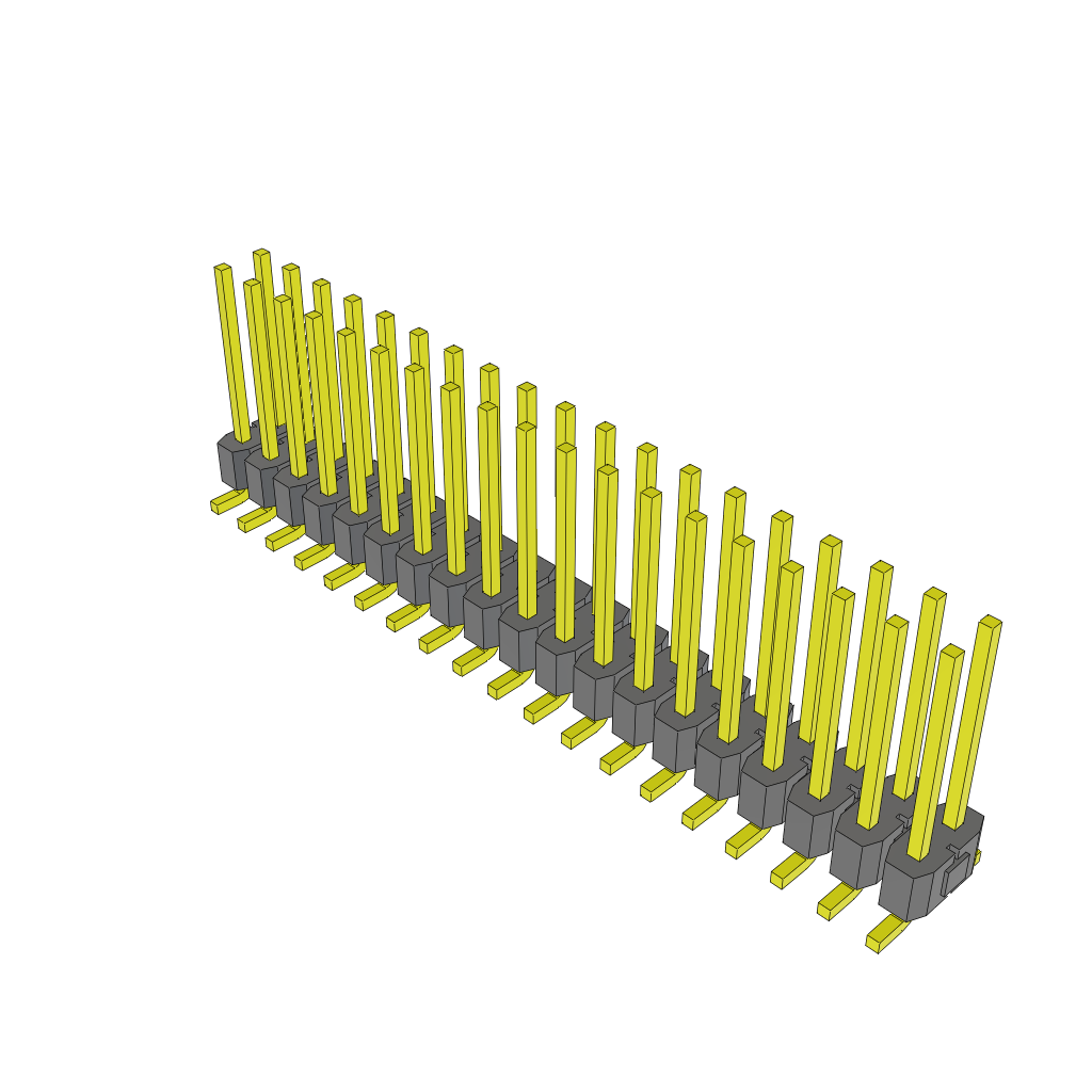 All Parts Connectors BTB Connectors TSM-119-03-L-DV by Samtec