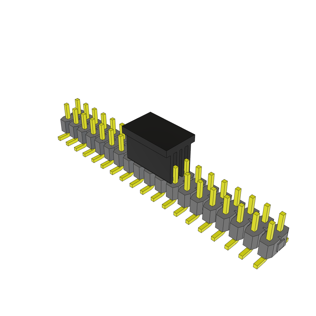 All Parts Connectors rugged connector TSM-119-04-L-DV-P by Samtec