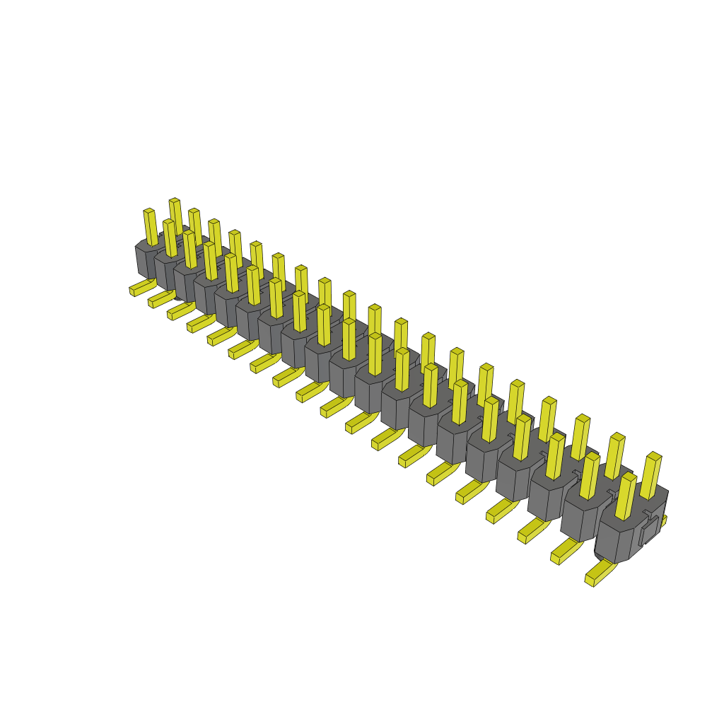 All Parts Connectors BTB Connectors TSM-119-04-S-DV-A by Samtec