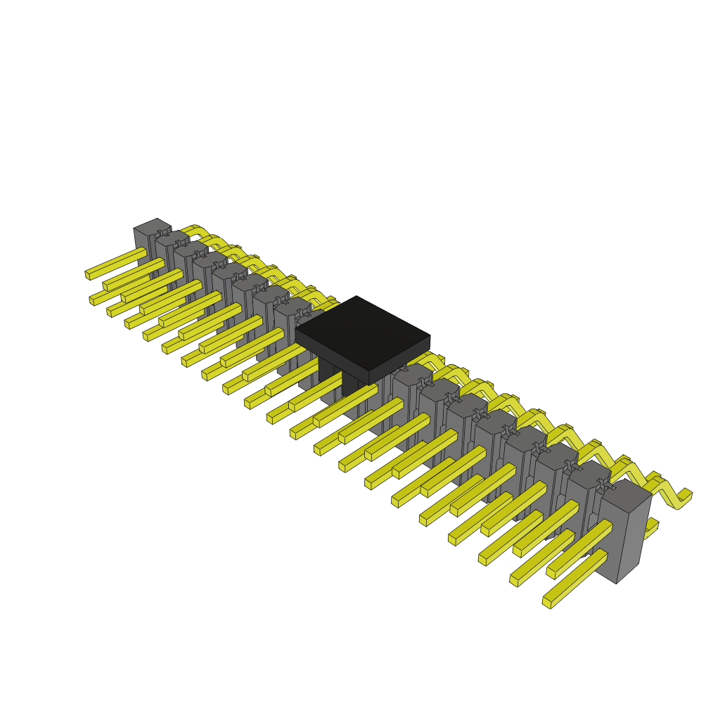 All Parts Connectors rugged connector TSM-120-01-L-DH-P-TR by Samtec Inc.