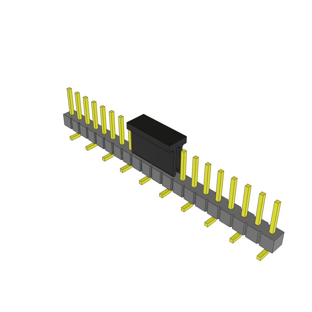 All Parts Connectors rugged connector TSM-120-01-SM-SV-P-TR by Samtec