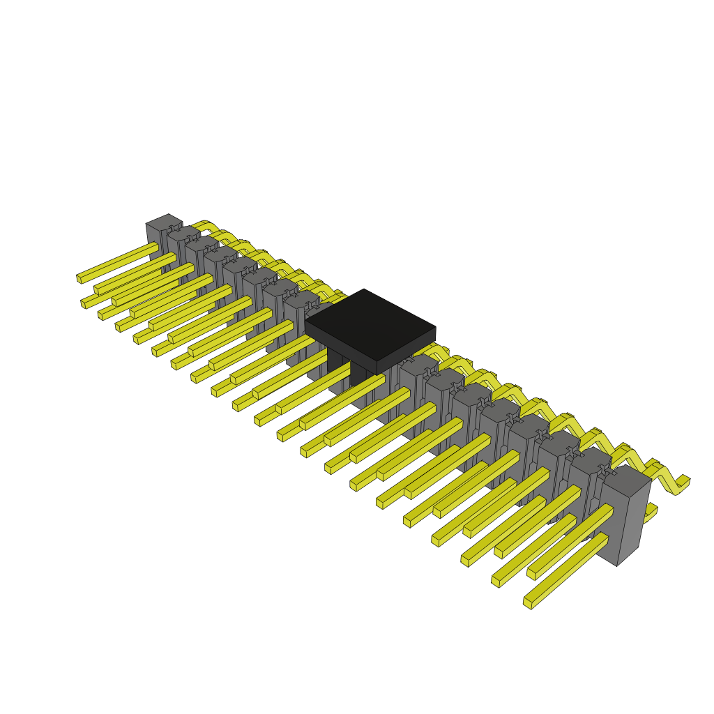 All Parts Connectors BTB Connectors TSM-120-02-S-DH-P-TR by Samtec