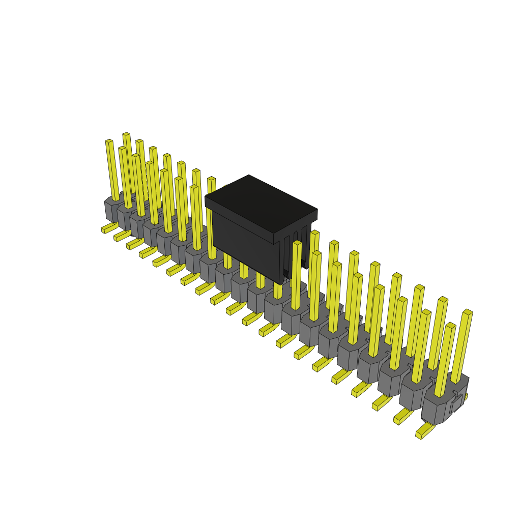 All Parts Connectors BTB Connectors TSM-120-02-S-DV-A-P-TR by Samtec