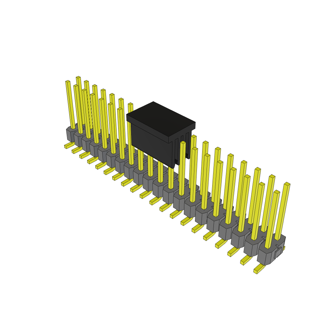 All Parts Connectors rugged connector TSM-120-03-S-DV-LC-P by Samtec