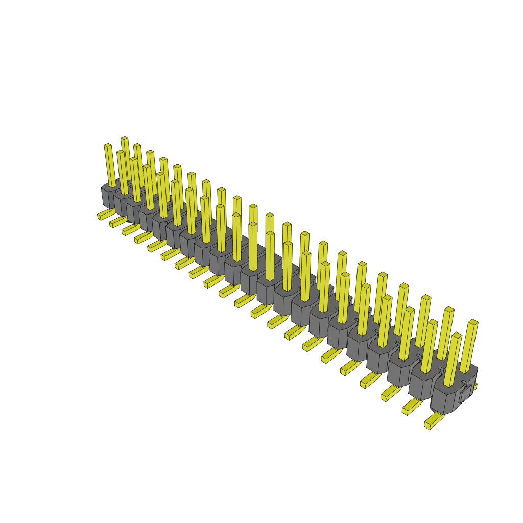 All Parts Connectors BTB Connectors TSM-121-01-L-DV-A-TR by Samtec