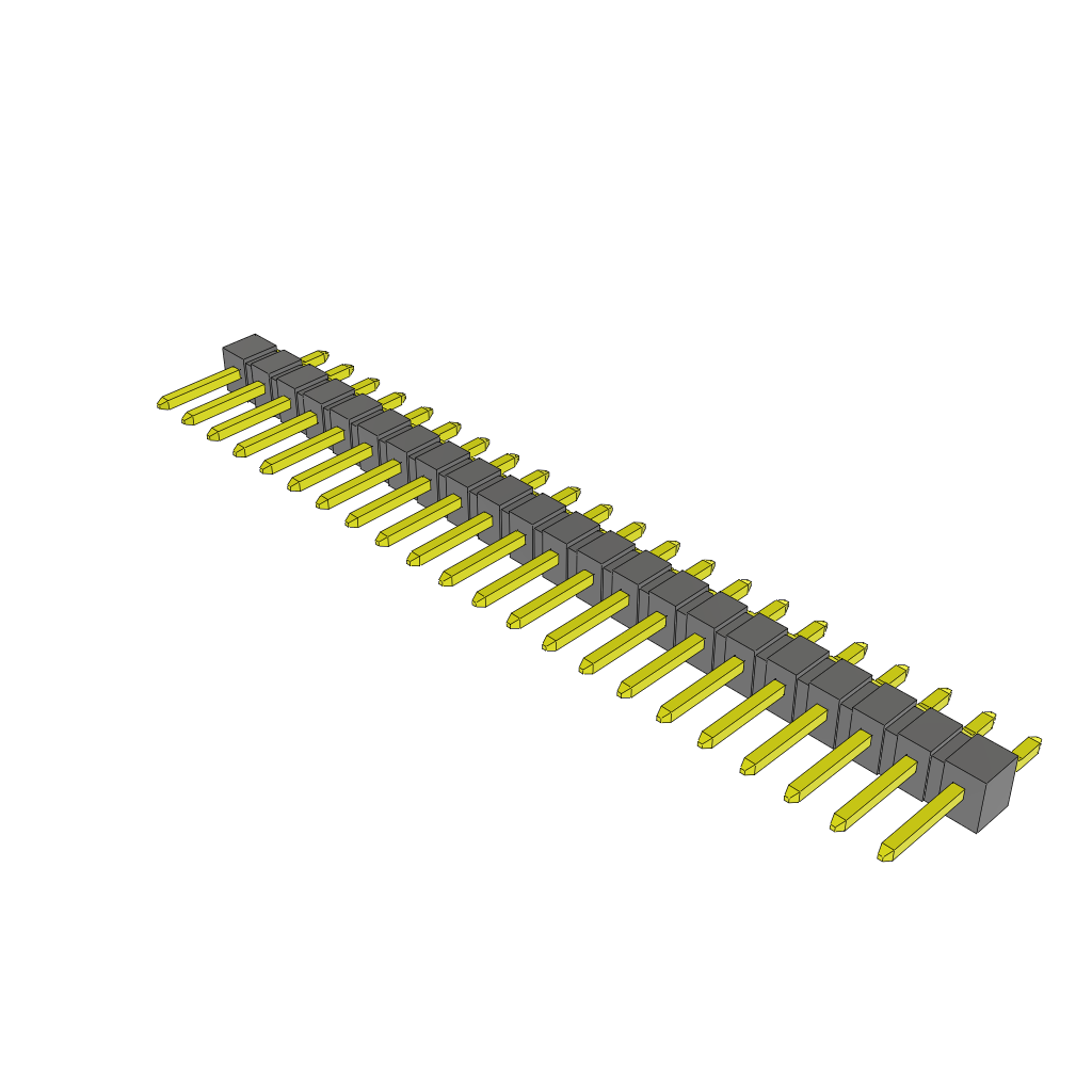 All Parts Connectors rugged connector TSM-122-01-L-SH by Samtec