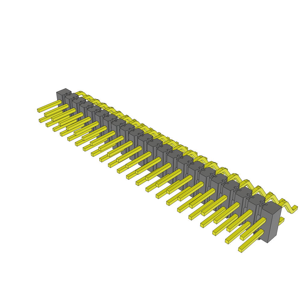 All Parts Connectors BTB Connectors TSM-122-01-S-DH-A by Samtec