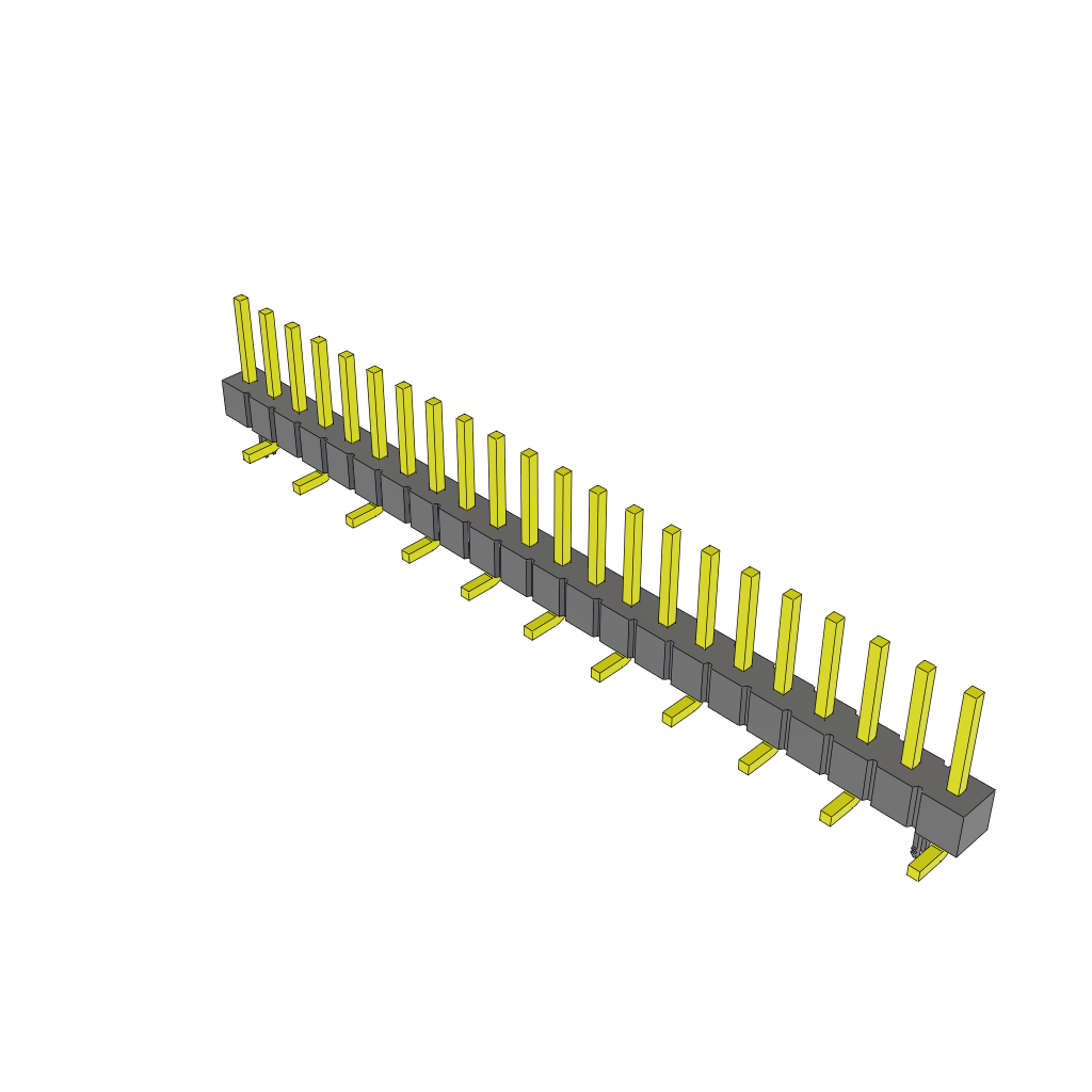 All Parts Connectors rugged connector TSM-122-01-S-SV-LC by Samtec