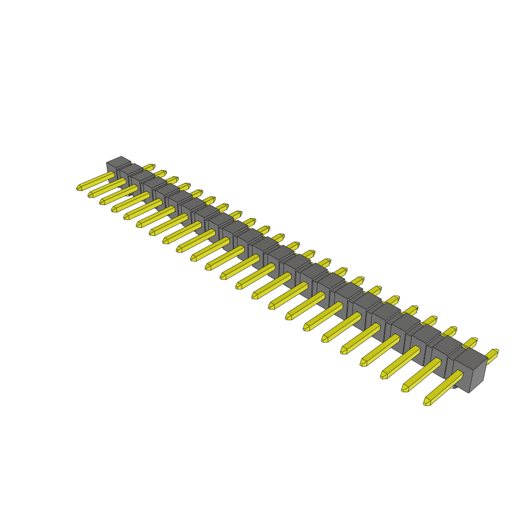 All Parts Connectors rugged connector TSM-123-01-S-SH-A by Samtec