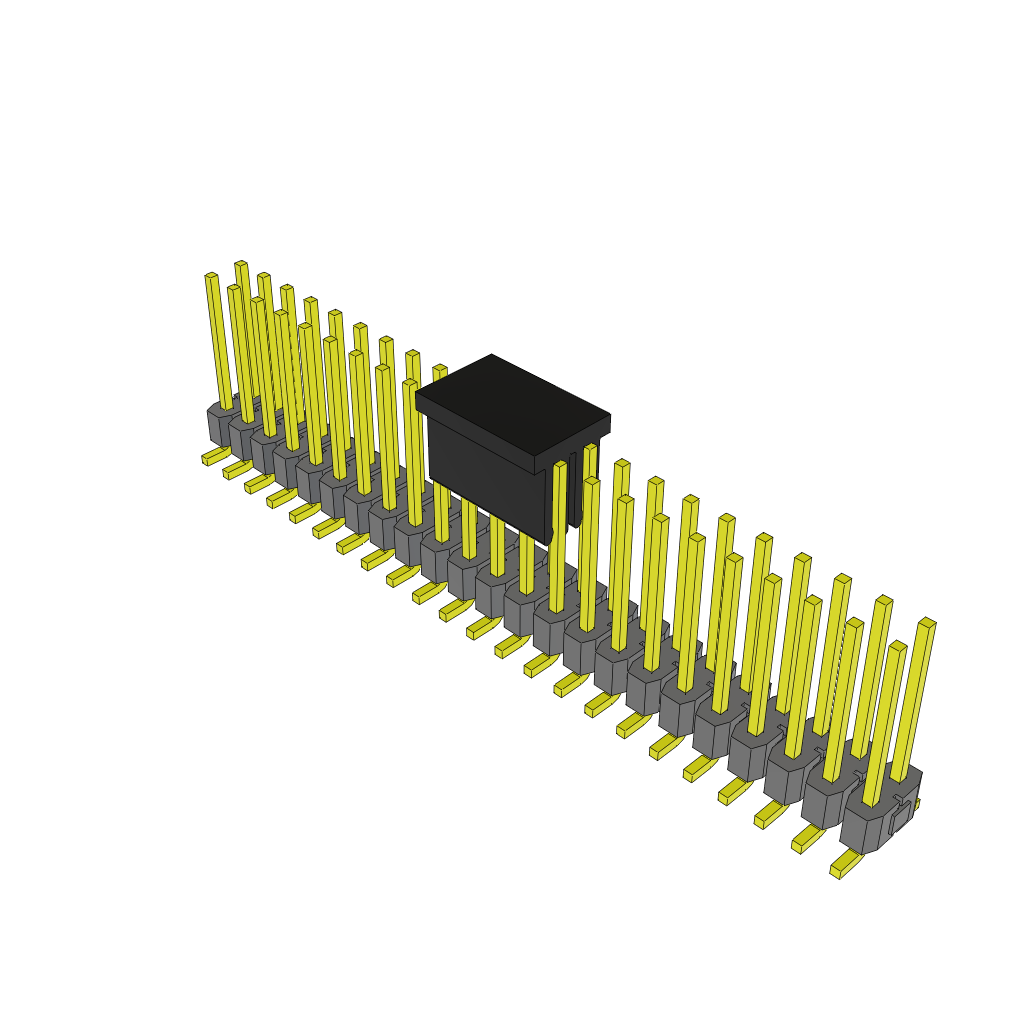 TSM-123-03-S-DV-P by Samtec