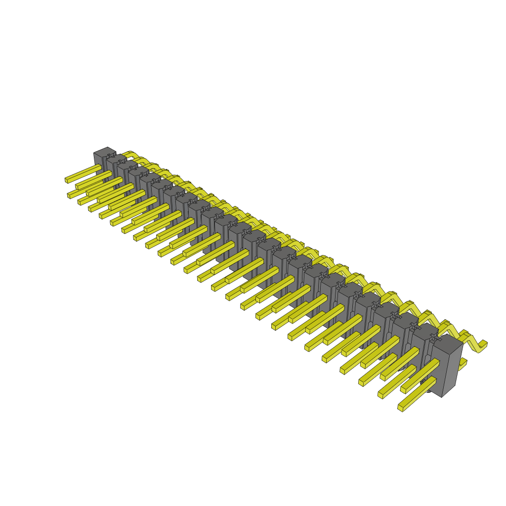 All Parts Connectors BTB Connectors TSM-124-01-F-DH-A by Samtec