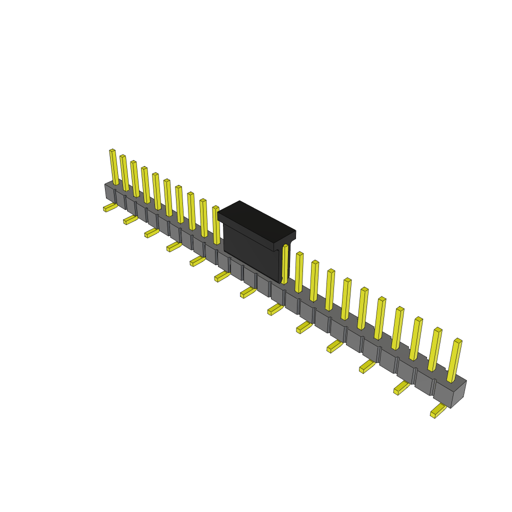 All Parts Connectors rugged connector TSM-125-01-S-SV-P by Samtec