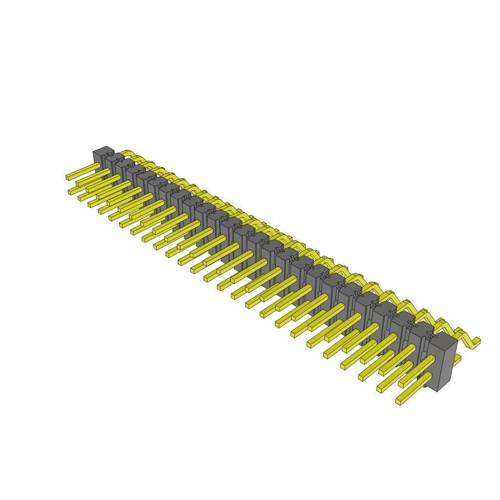 All Parts Connectors BTB Connectors TSM-125-01-T-DH-A-TR by Samtec