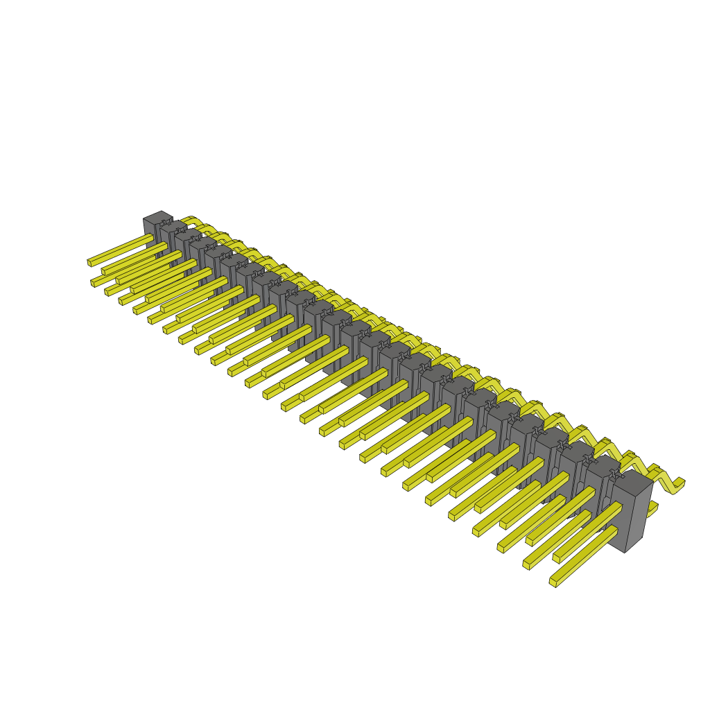 All Parts Connectors rugged connector TSM-125-02-T-DH by Samtec