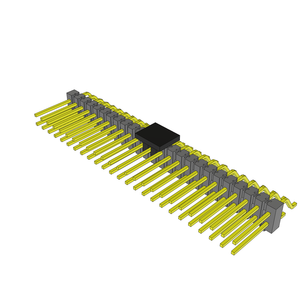 All Parts Connectors BTB Connectors TSM-125-03-L-DH-A-P by Samtec