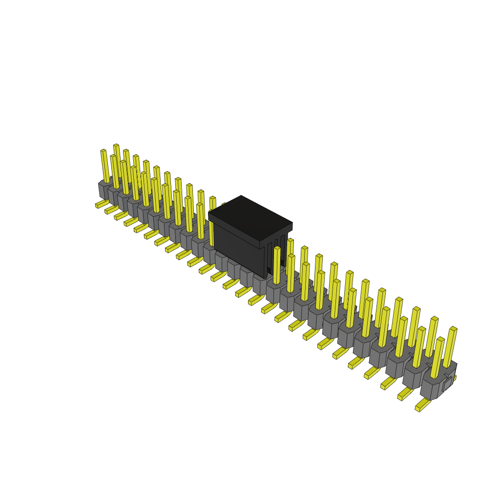 All Parts Connectors BTB Connectors TSM-126-01-F-DV-P-TR by Samtec
