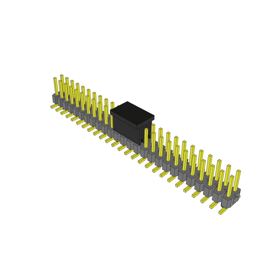 All Parts Connectors BTB Connectors TSM-126-01-SM-DV-A-P-TR by Samtec