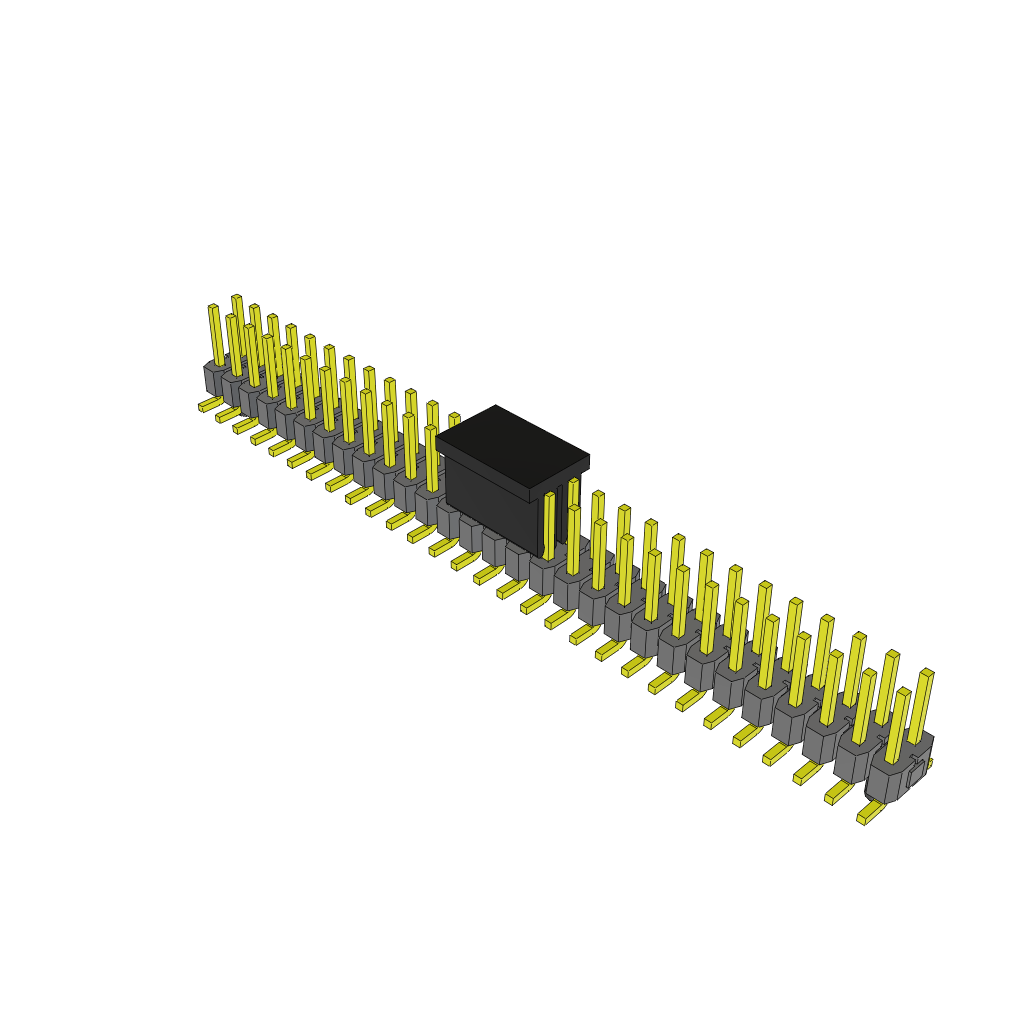 All Parts Connectors BTB Connectors TSM-129-01-S-DV-A-P by Samtec